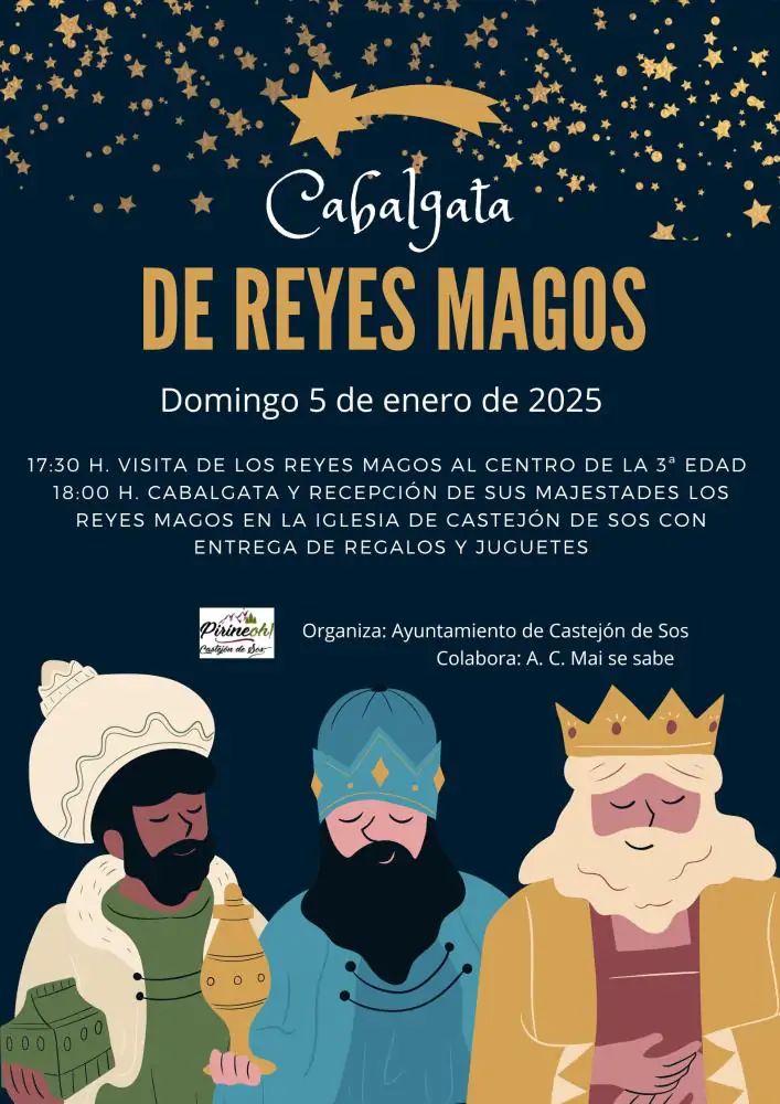 Cabalgata de Reyes Magos 2025 en Castejón de Sos | enBenas.com