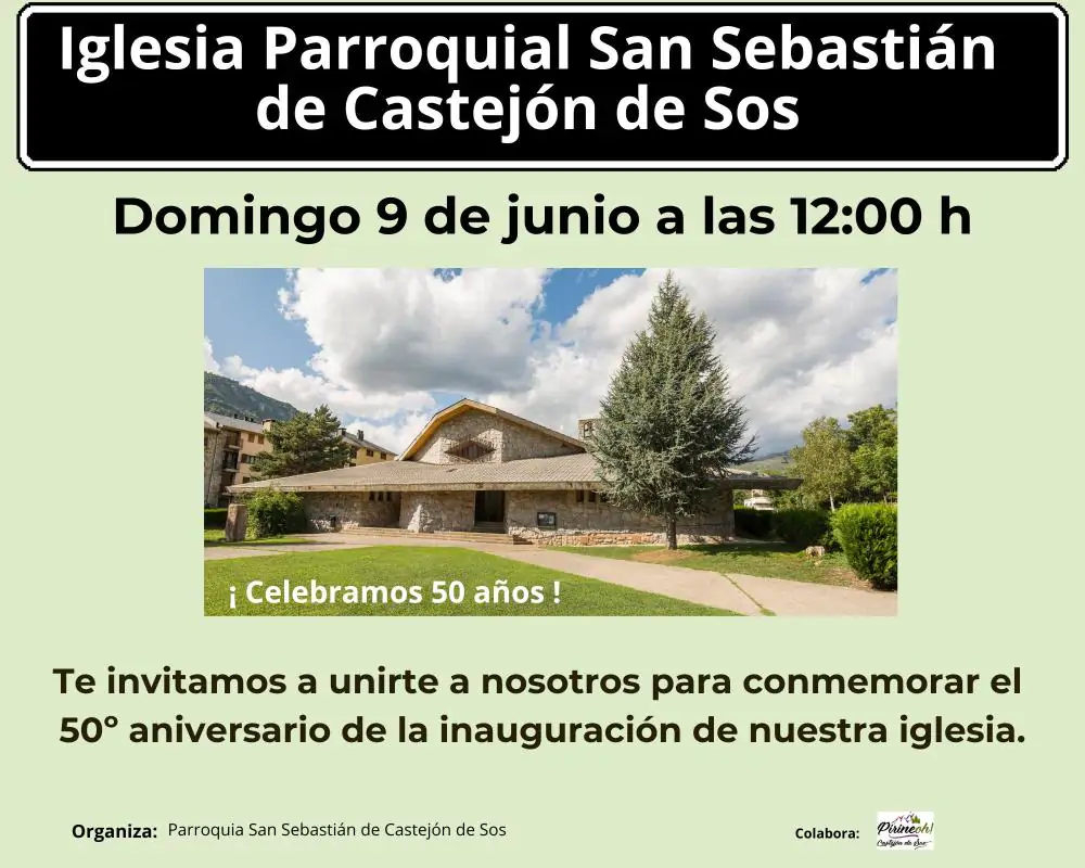 50 Aniversario de la Parroquia San Sebastián de Castejón de Sos | enBenas.com