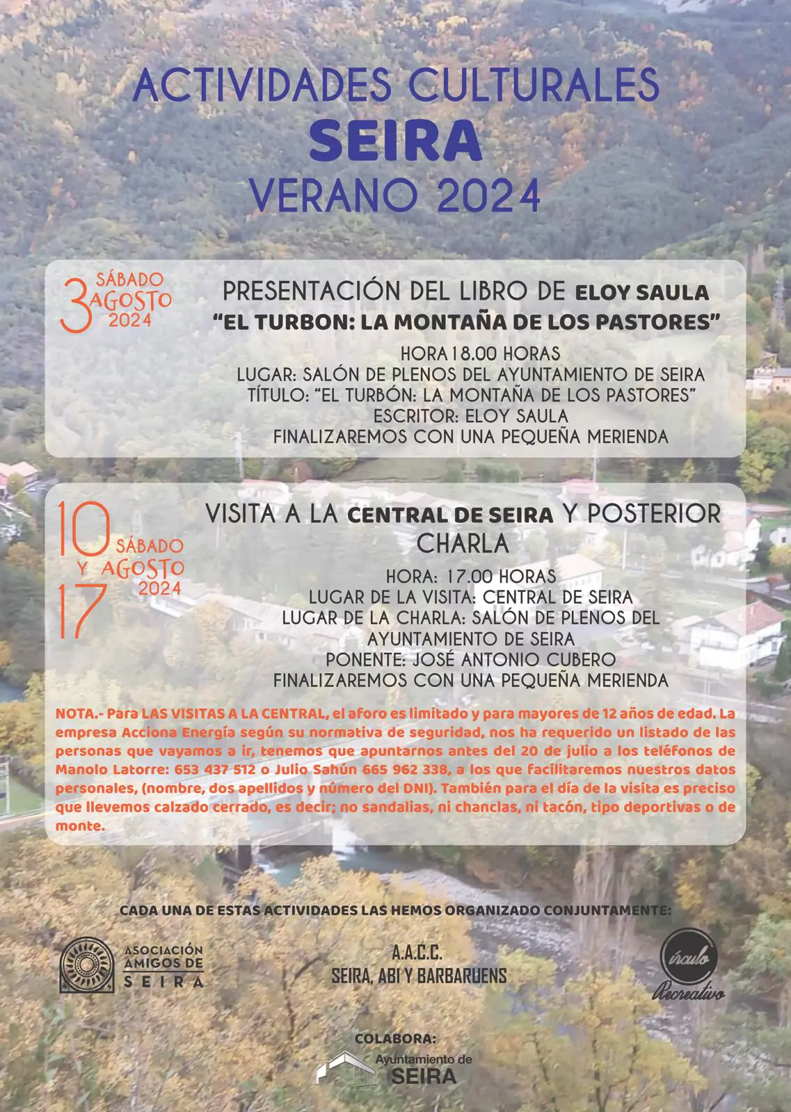 Actividades culturales en Seira - Verano 2024 | enBenas.com