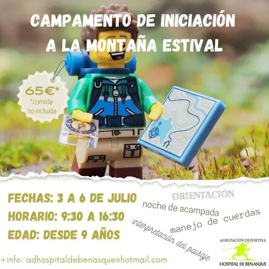 Campamento de iniciación a la montaña estival | enBenas.com