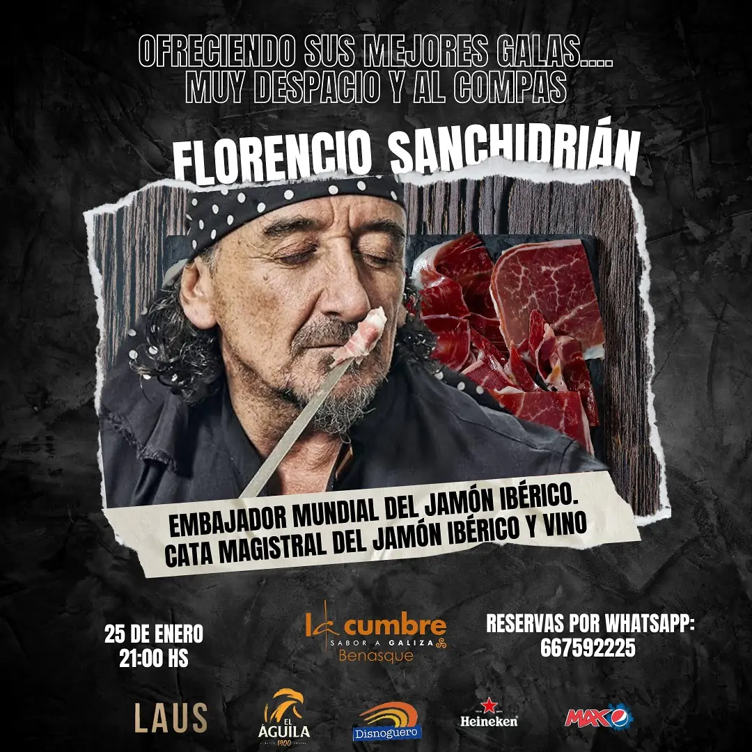 Cata de jamón y vino con Florencio Sanchidrián | enBenas.com