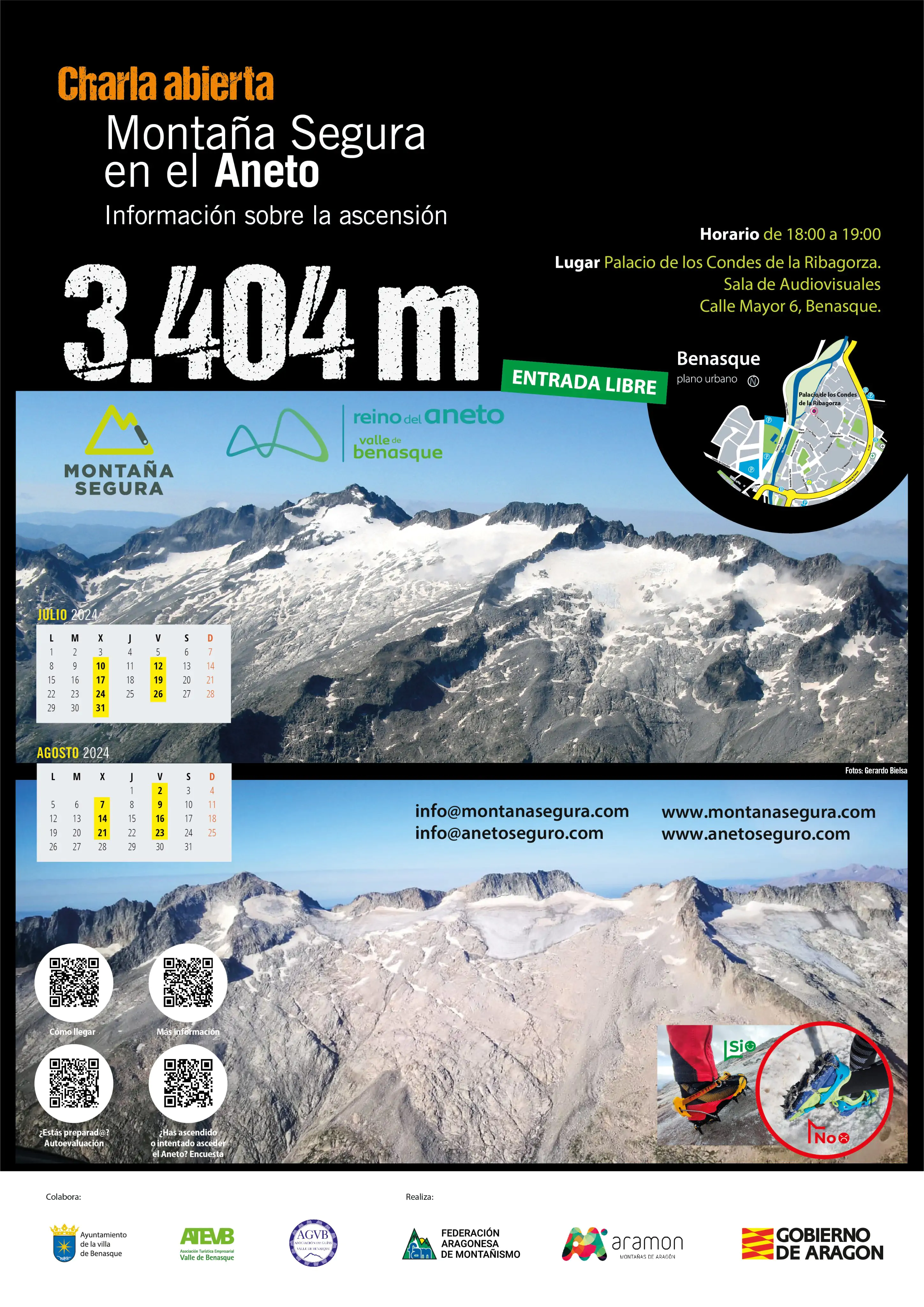 Charlas abiertas Montaña segura en el Aneto 2024 | enBenas.com