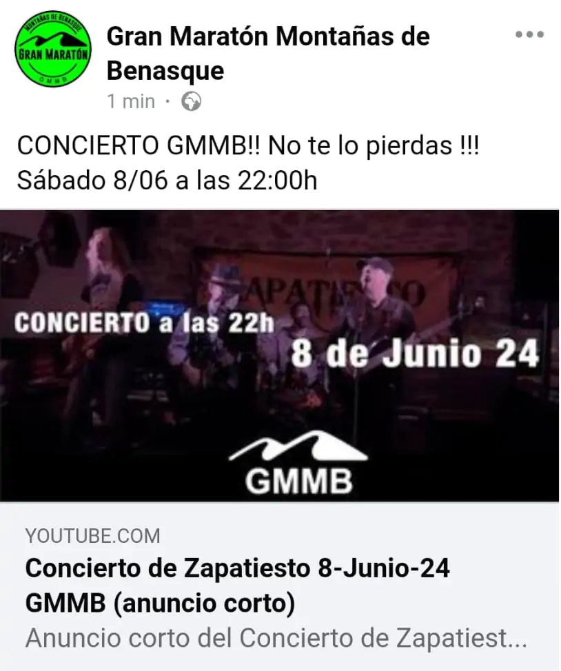 Concierto de Zapatiesto en Benasque | enBenas.com