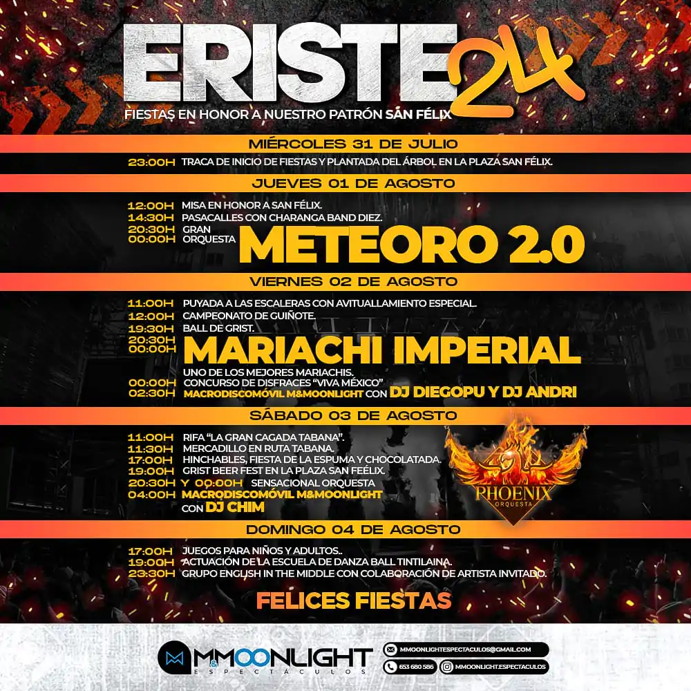 Fiestas de Eriste 2024 | enBenas.com