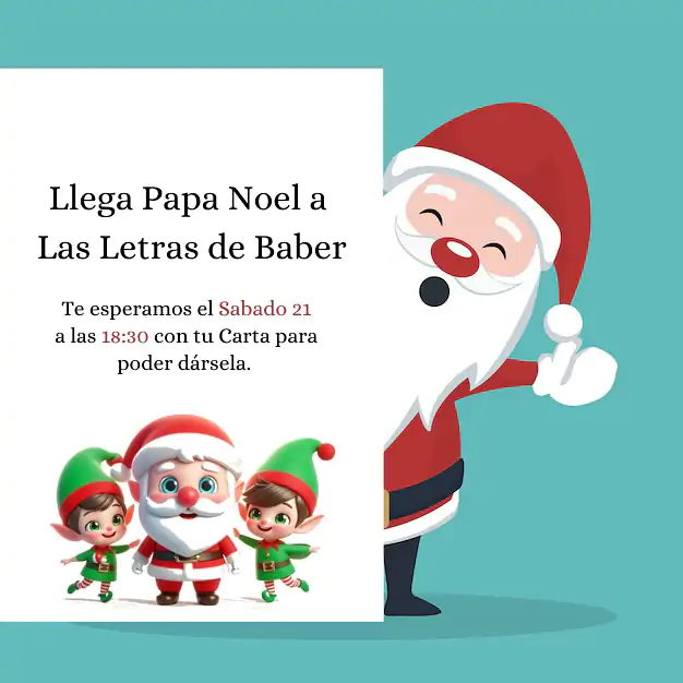 Papá Noel en Las letras de Baber | enBenas.com