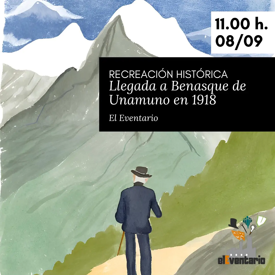 Recreación de la llegada de Unamuno a Benasque en 1918 | enBenas.com