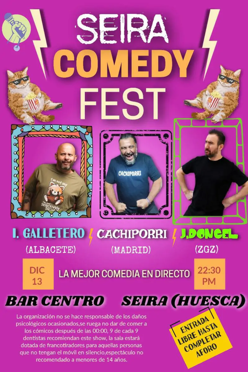 Seira comedy fest | enBenas.com