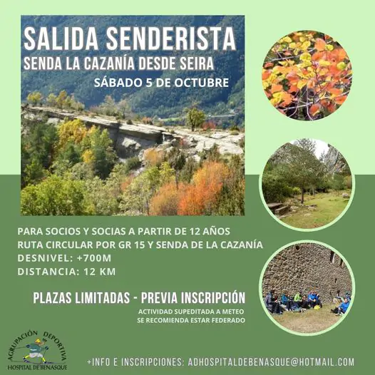 Senda de La Cazanía desde Seira | enBenas.com