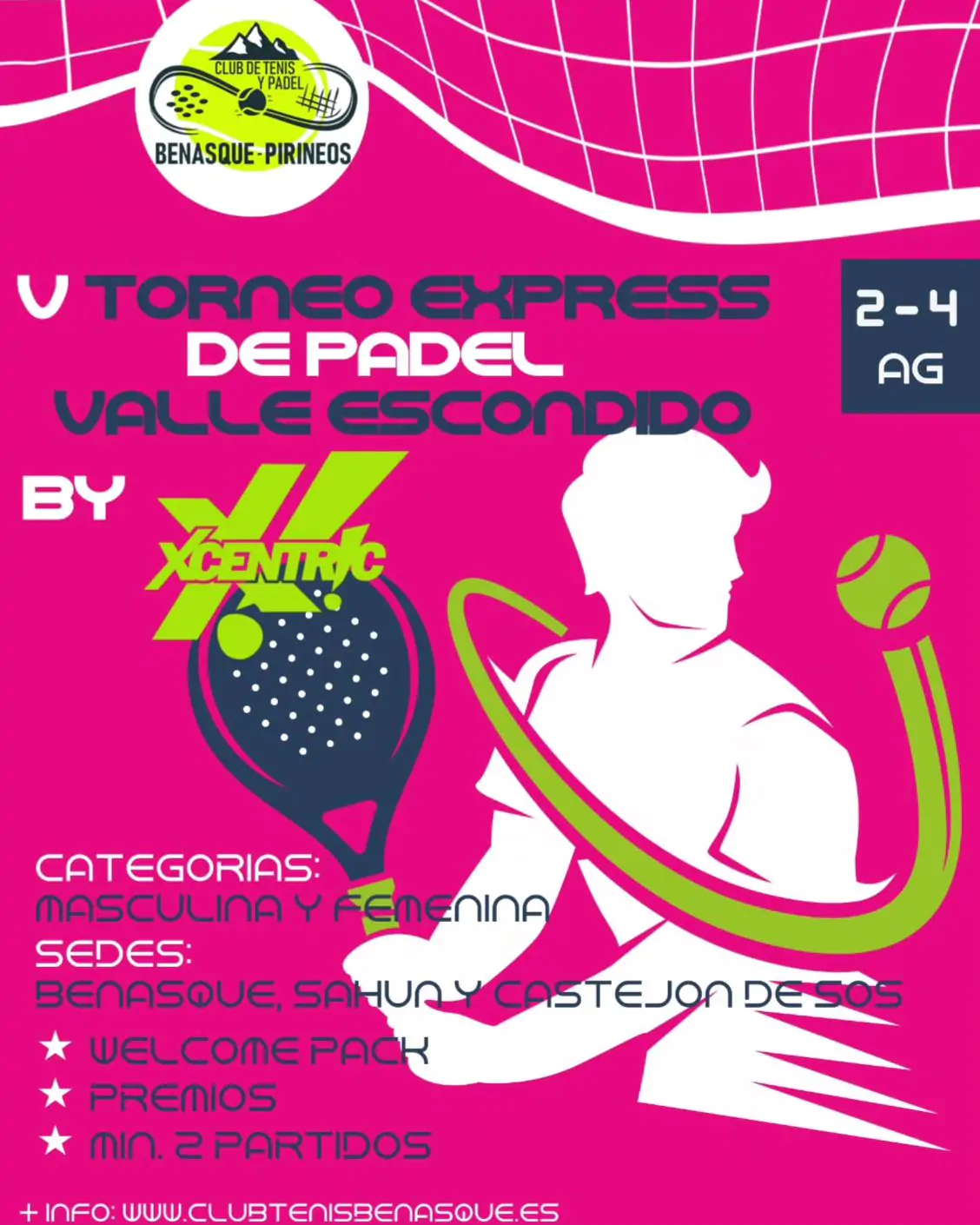 V Torneo Express de Pádel Valle Escondido | enBenas.com