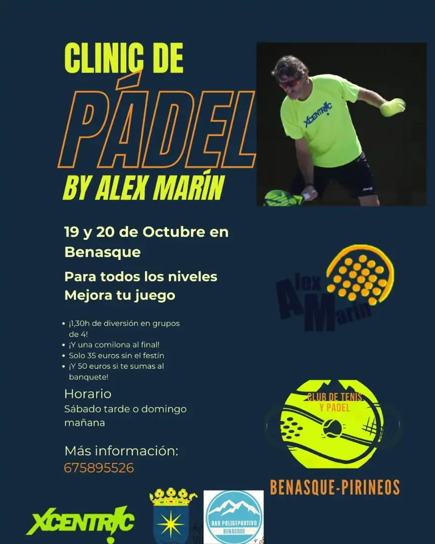 Clínic de Pádel de Álex Marín | enBenas.com