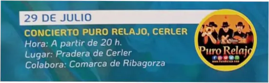 Concierto de Puro Relajo en Cerler | enBenas.com