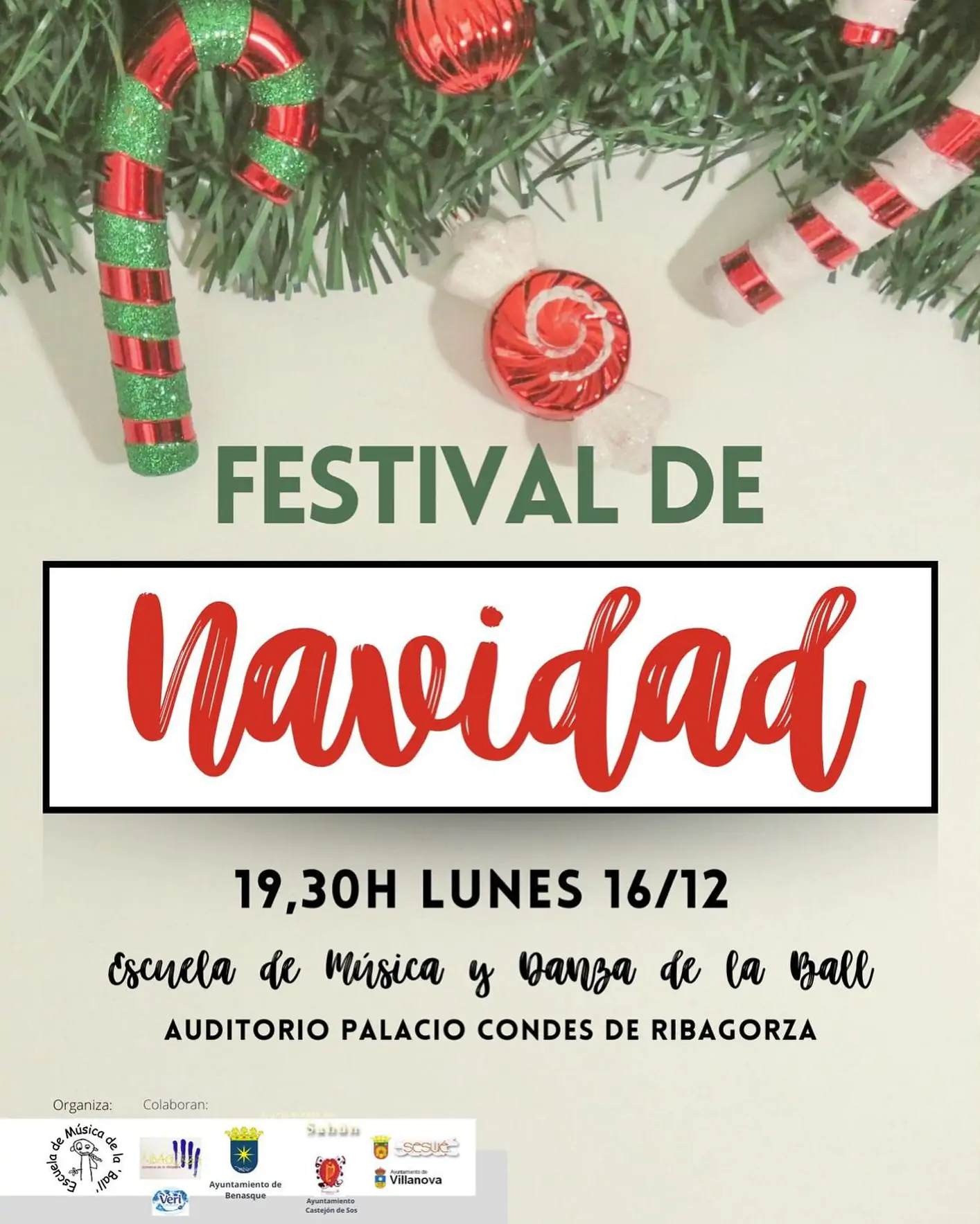 Festival de Navidad de la escuela de música y danza de la ball | enBenas.com