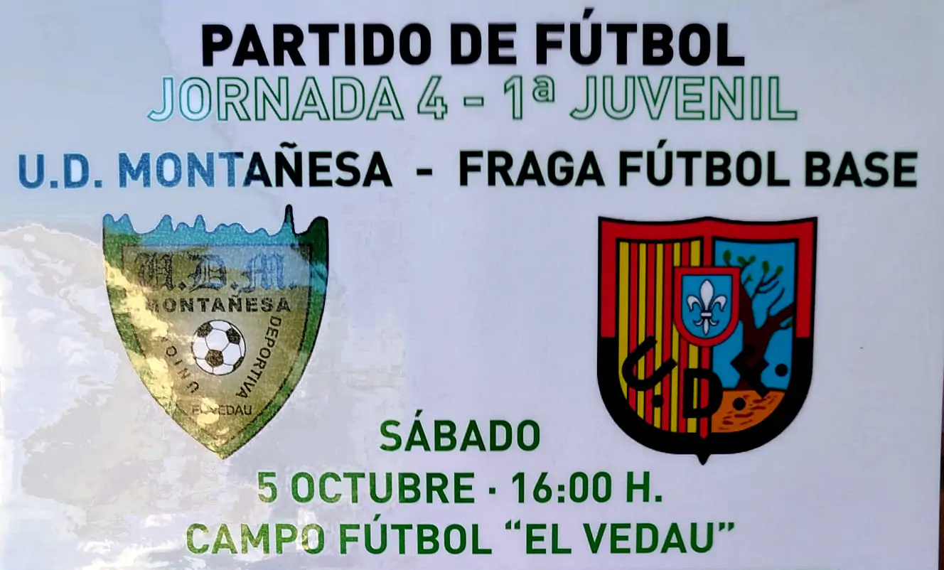 UD Montañesa (juvenil) vs. Fraga Fútbol Base - Temporada 2024/25 Jornada 4 | enBenas.com