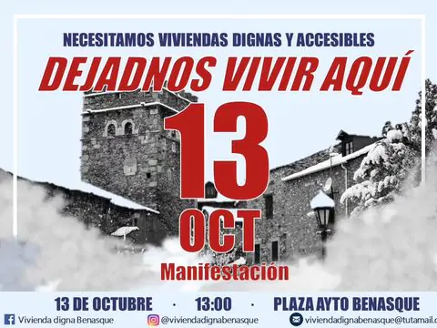 Manifestación Dejadnos vivir aquí | enBenas.com