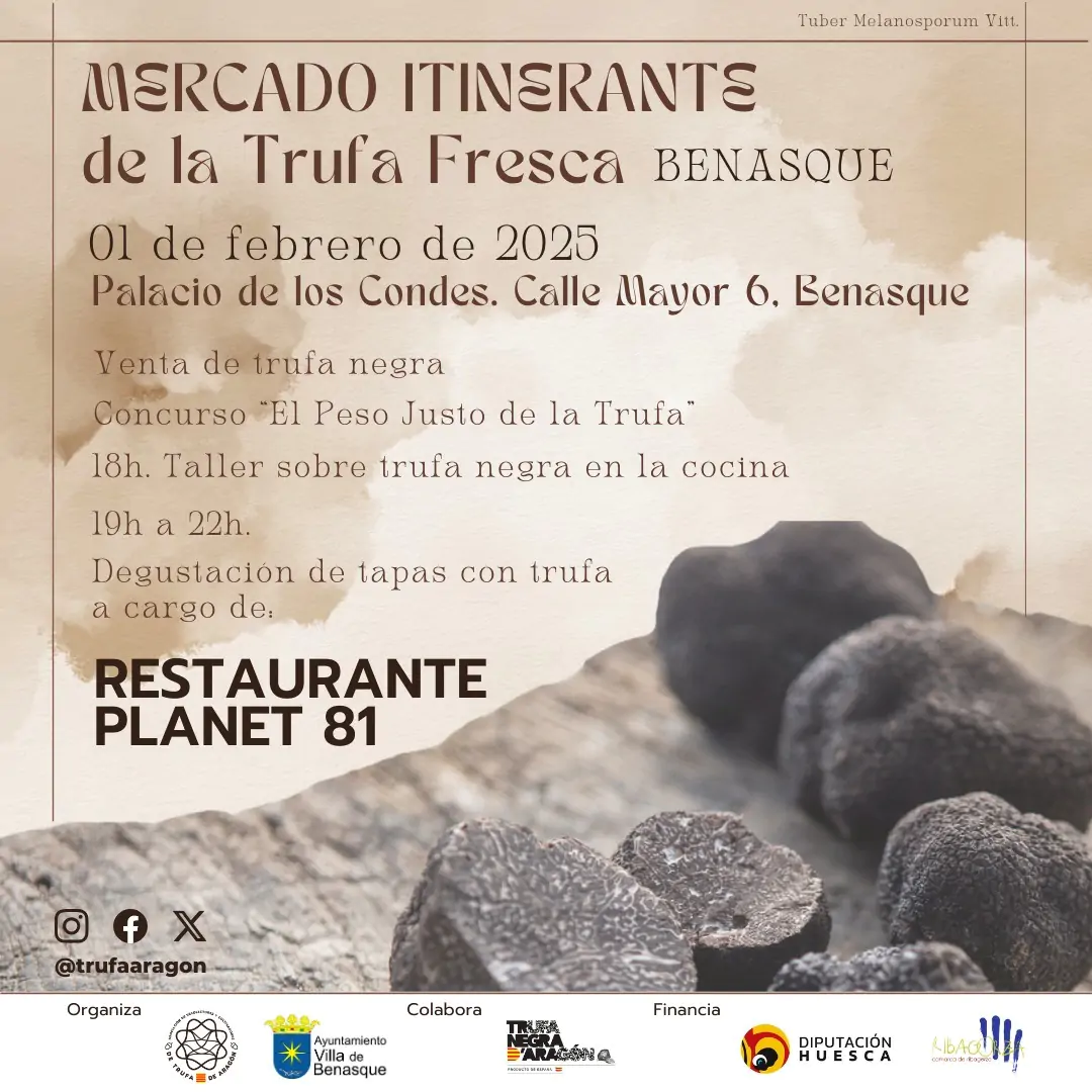 Mercado Itinerante de la Trufa Fresca en Benasque | enBenas.com