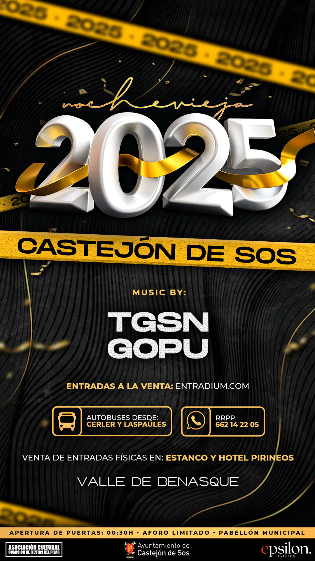 Nochevieja 2024 en Castejón de Sos | enBenas.com