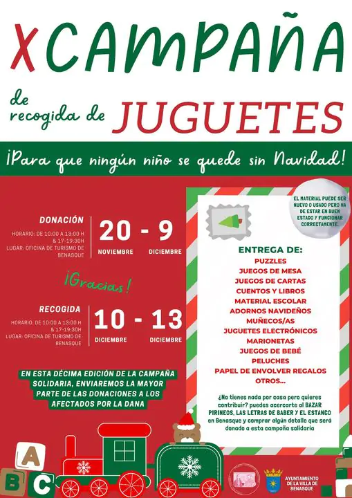 X Campaña de recogida de juguetes | enBenas.com